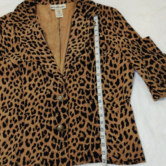 David Benjamin.Leopard Print Jacket - Picture 7 of 8